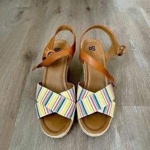SO Womens Rosebay Women's Espadrille Wedge Sandals